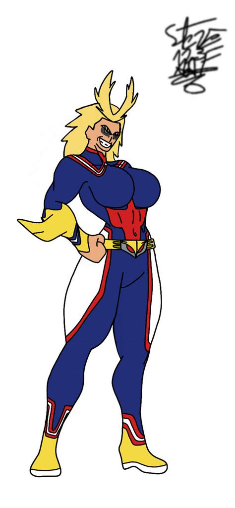 fem all might porn|Character all.